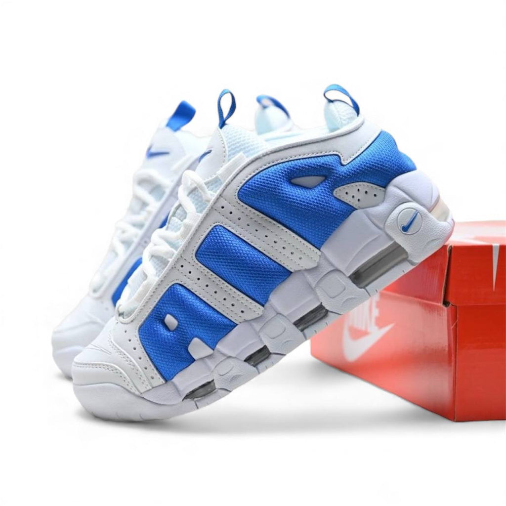 Маратонки Air More Uptempo White & Hyper Royal